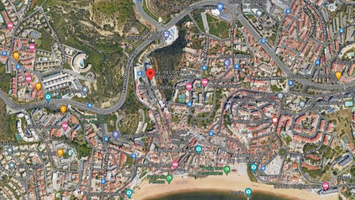Algarve Modern T1 Apartment With Balcony In Albufeira Bagian luar foto